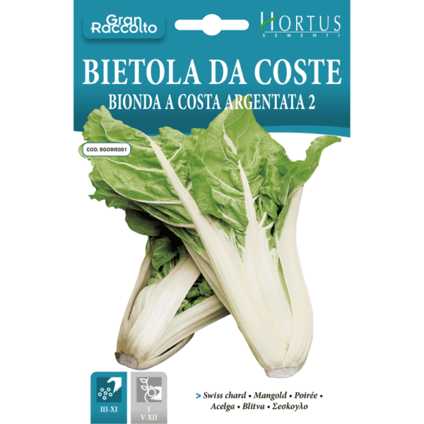 Hortus Swiss Chard Blonde White Ribbed 2 30gm
